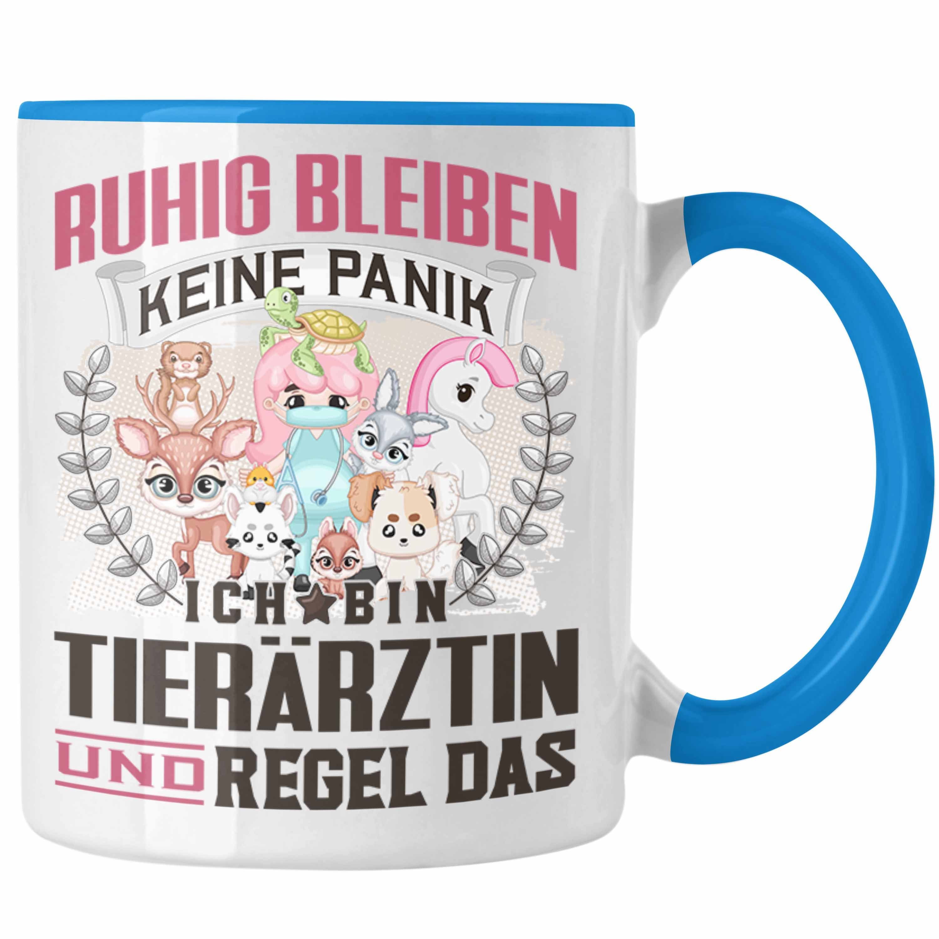 Trendation Tasse Trendation Tierärztin Tasse Geschenk Lustiger Spruch