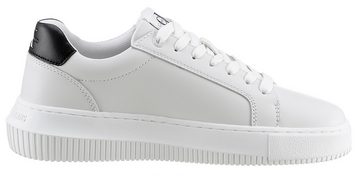 Calvin Klein Jeans CHUNKY CUPSOLE MONO LTH WN Sneaker mit CK-Schriftzug an der Seite, Freizeitschuh, Halbschuh, Schnürschuh