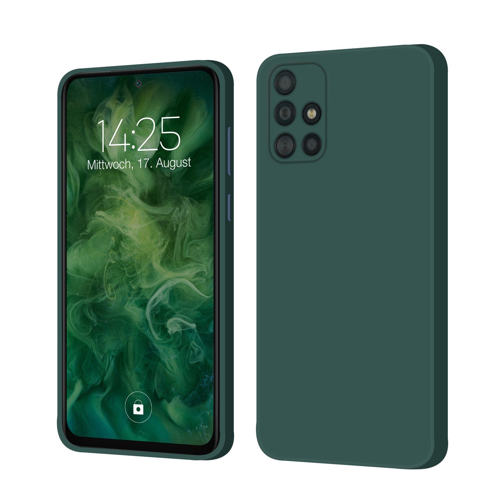 Tec-Expert Handyhülle SoftGrip Cover Hülle für Samsung Galaxy A51, Handy Case Bumper integrierter Kameraschutz flexibel