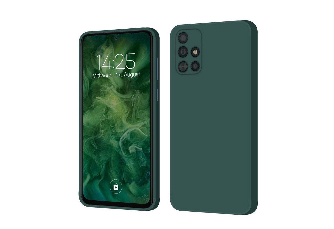Tec-Expert Handyhülle SoftGrip Cover Hülle für Samsung Galaxy A51, Handy Case Bumper integrierter Kameraschutz flexibel