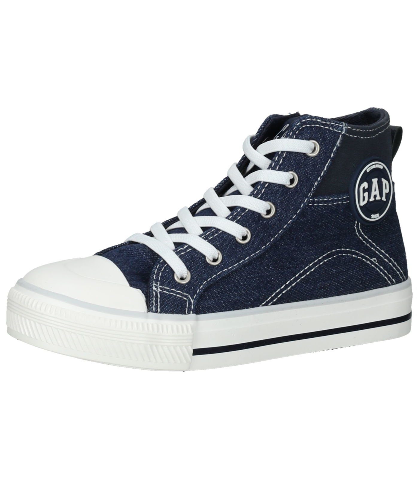 GAP Sneaker Lederimitat/Textil Sneaker Blau