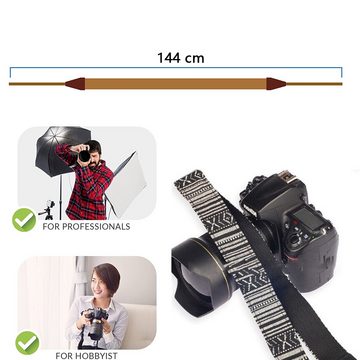Lubgitsr Kamerazubehör-Set Kameragurt – Retro-Multi-Muster Kameragurte,für alle Digitalkameras, (1 tlg)