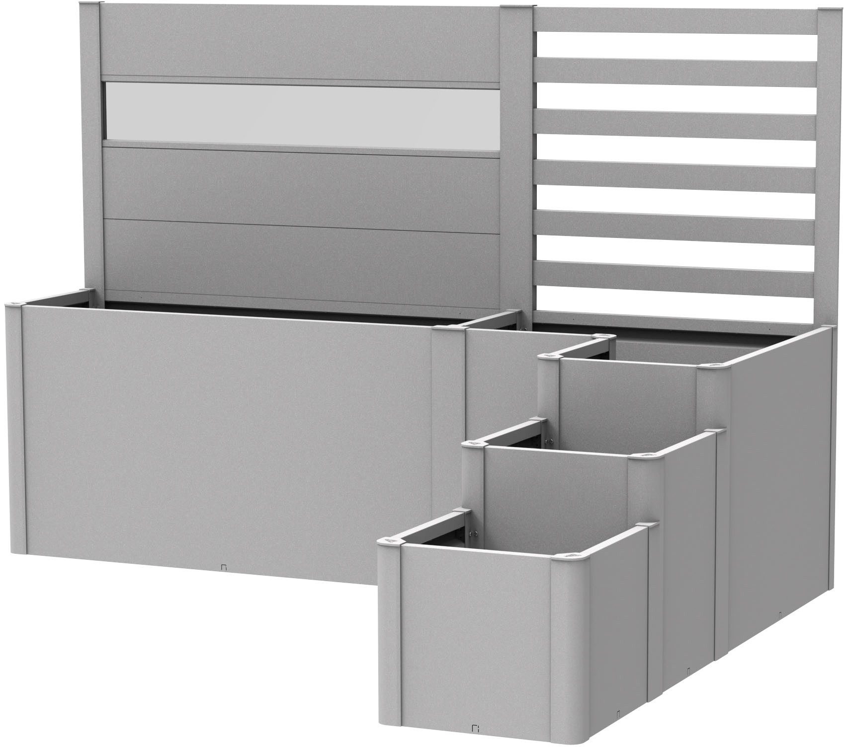 Biohort Hochbeet DAVINCI Version 2, verschiedene Farben, 249x200x168 cm, als Sichtschutz