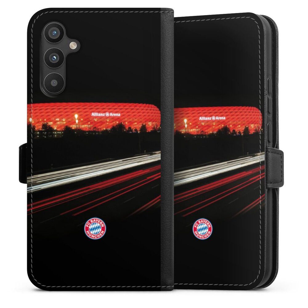 DeinDesign Handyhülle FC Bayern München FCB Stadion FC Bayern München Allianz Arena, Samsung Galaxy A34 5G Hülle Handy Flip Case Wallet Cover