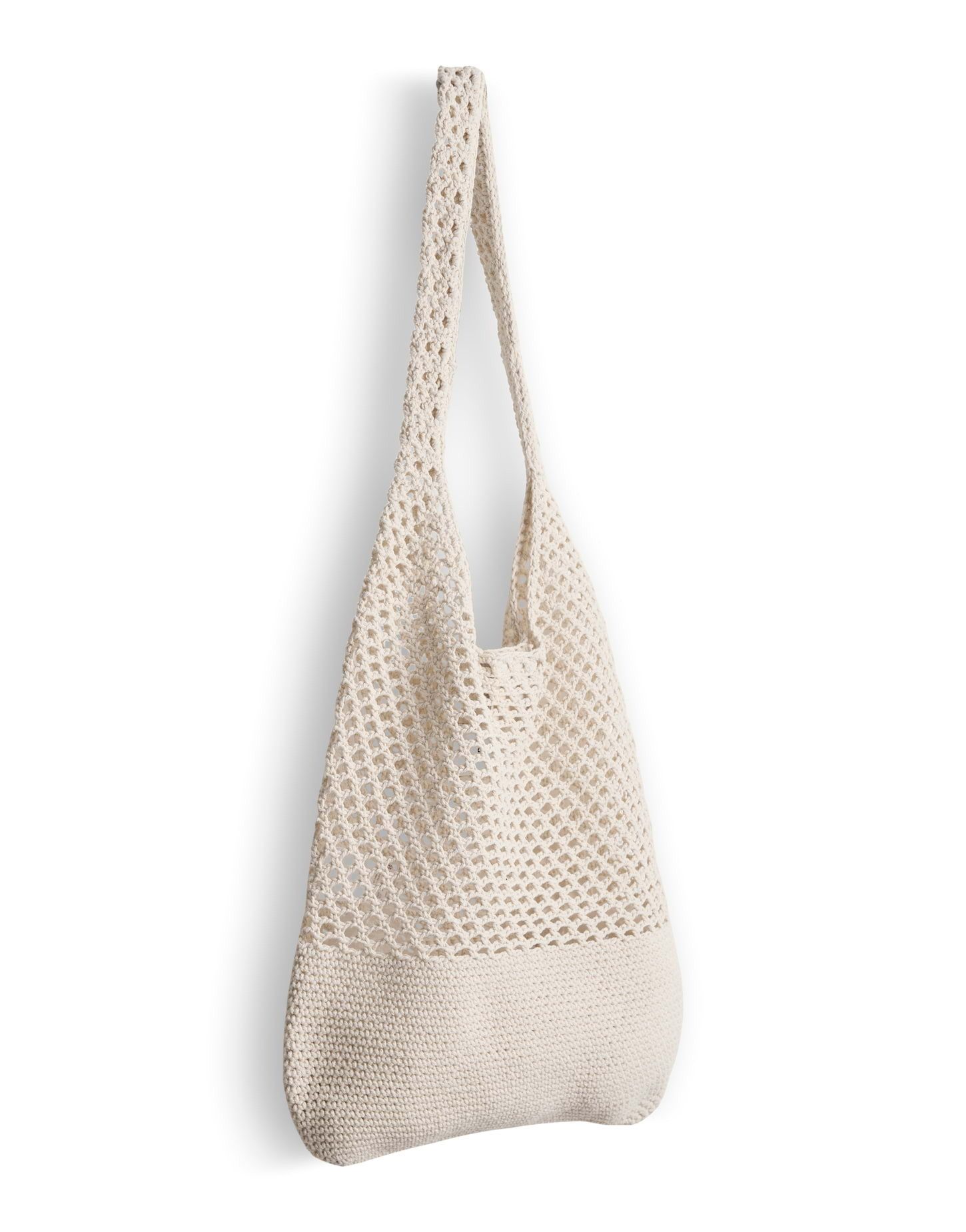 OPUS Shopper Aperle bag aus Webware mit Lochstrukur, breiter Träger, fester Griff, Casual