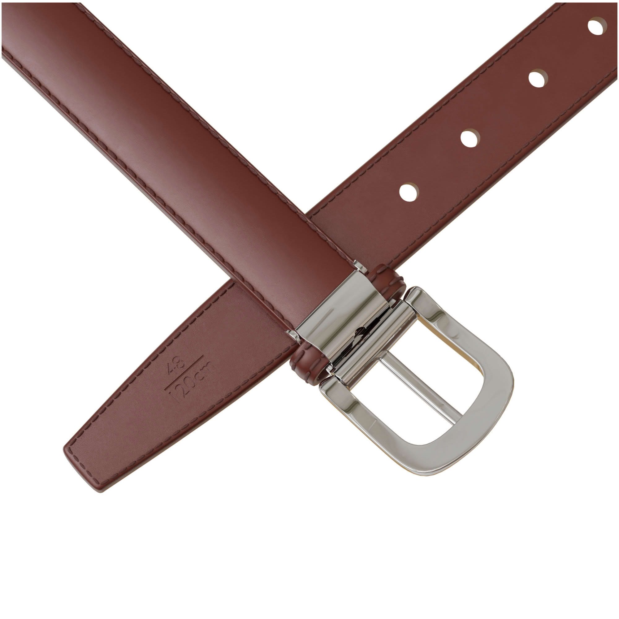 KMISSO Ledergürtel Damen Spalt Leder Gürtel 30mm Sommer Farben Silberne Schließe 30696 (1-St) im eleganten Look