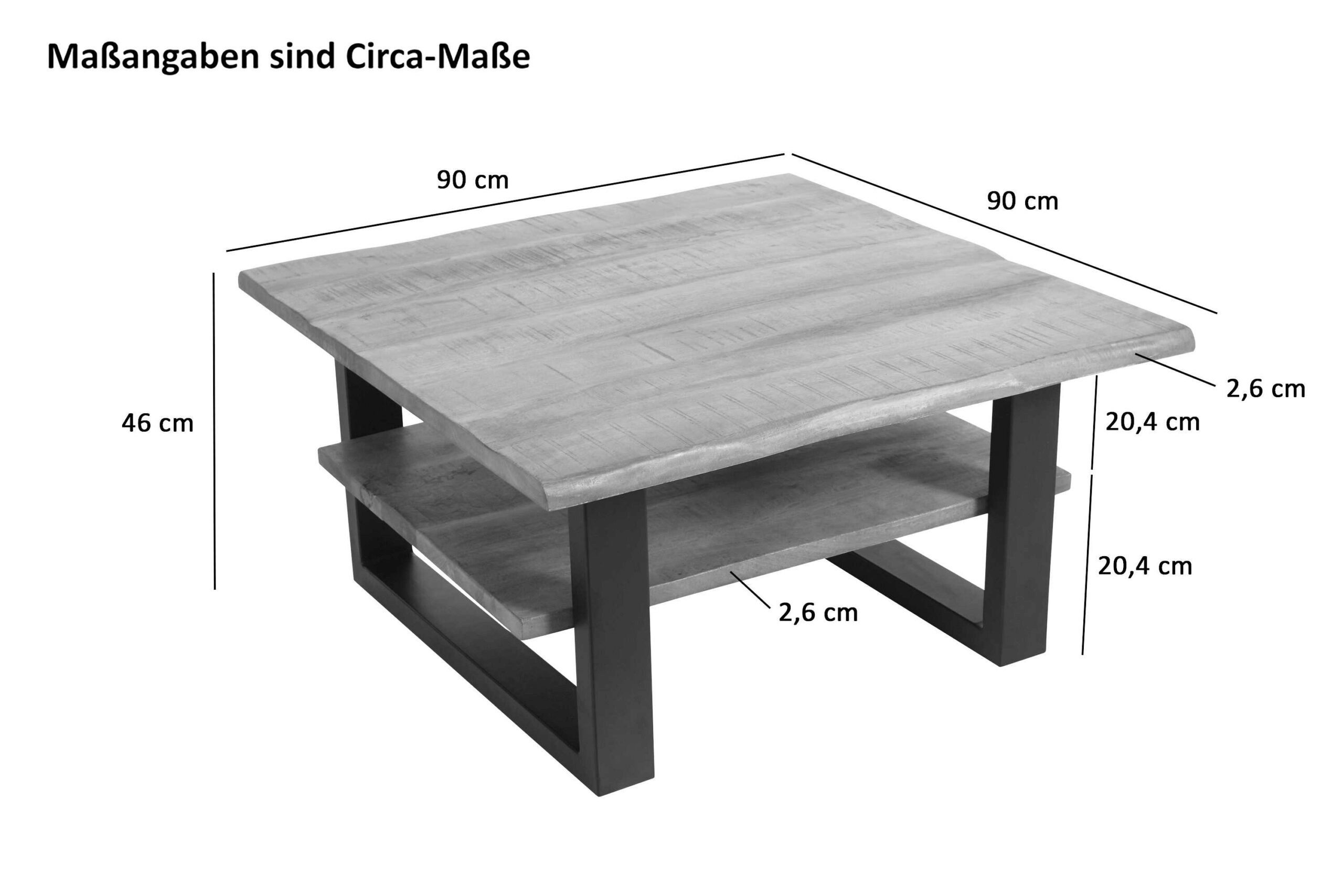 SAM® Couchtisch Patricia, Baumkante, Akazie oder günstig online kaufen