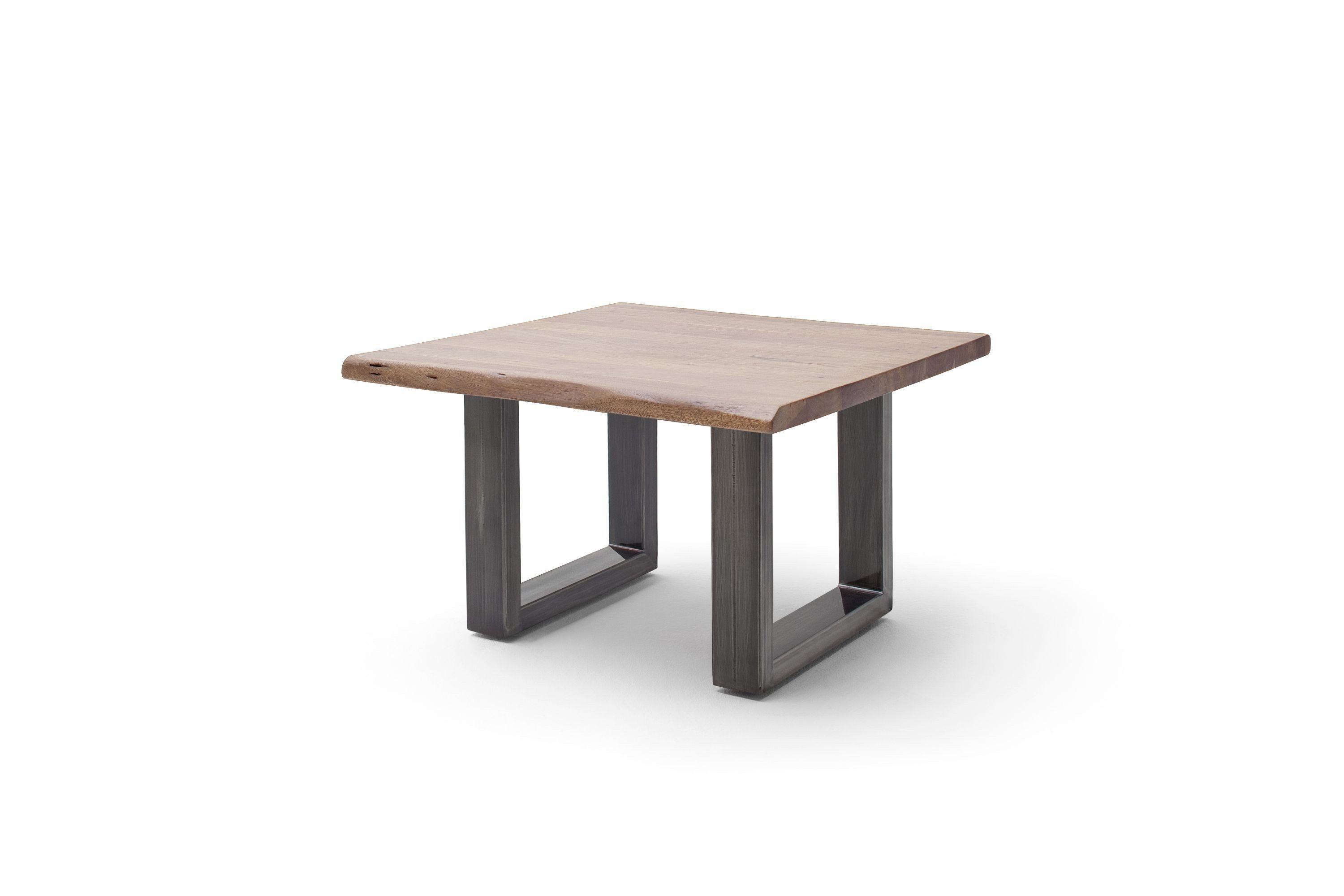 Robas Lund Couchtisch, Akazie walnussfarben m. U-Gestell Antik gewischt 75x45x75 cm