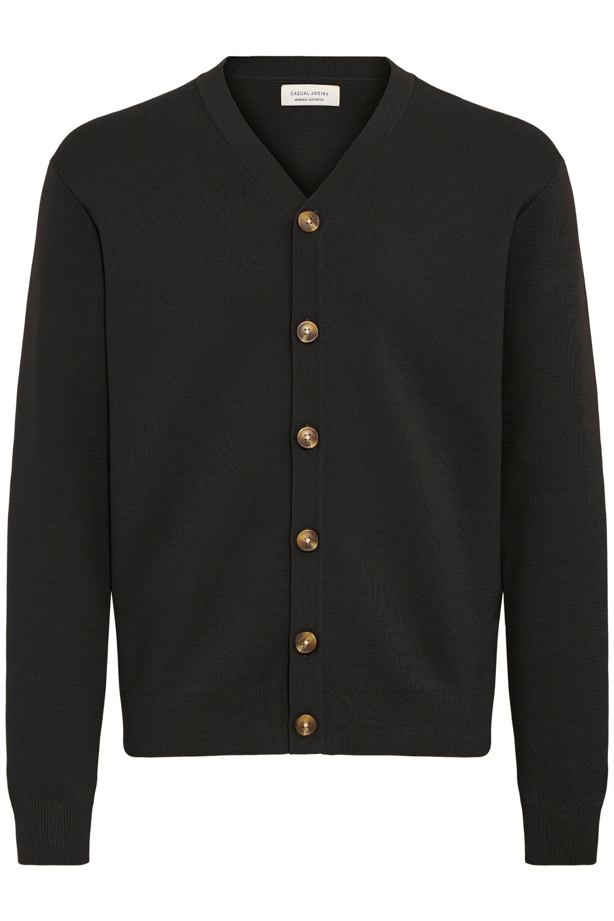 Casual Friday Strickjacke CFAgnar Modischer Cardigan Vintage Style günstig online kaufen