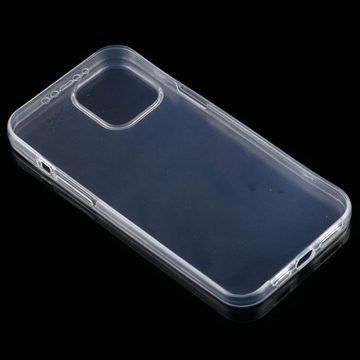 König Design Handyhülle Apple iPhone 12 Pro Max, Apple iPhone 12 Pro Max Handyhülle Full-Cover 360 Grad Full Cover Transparent