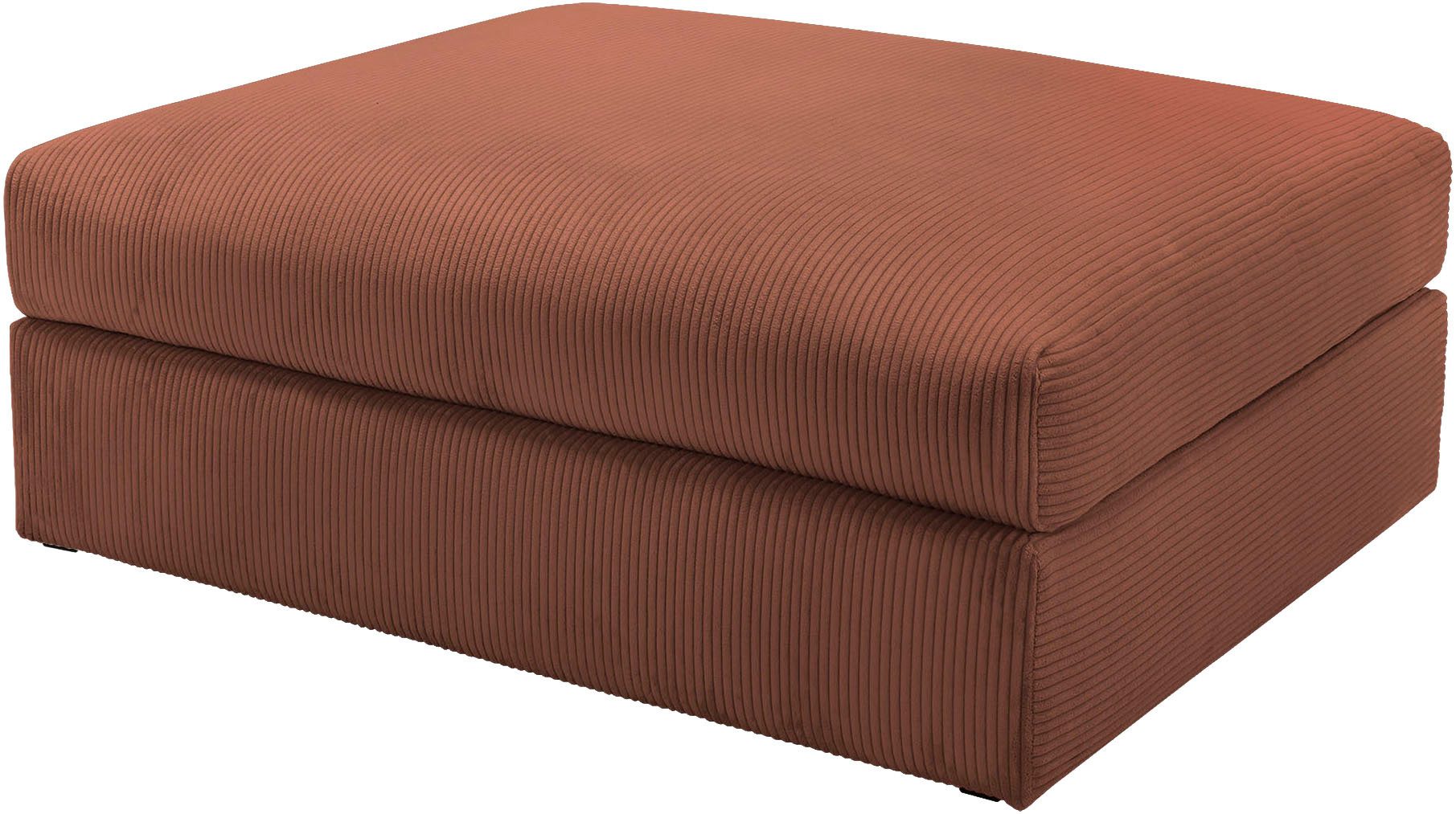 OTTO home Polsterhocker Soft&Cosy XXL, B: 125 cm - OTTO. Verlässliche Qualität., Mega-Hocker, in Cord oder Chenille-Struktur wählbar