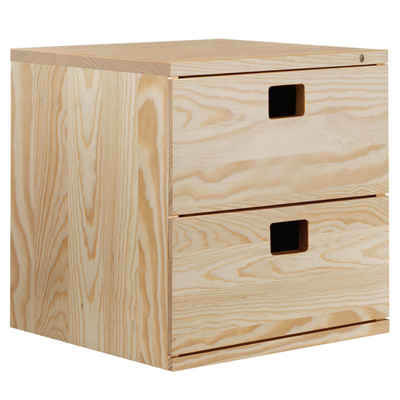 Astigarraga Kit Line Schubladenbox Schubladenblock "Dinamic"; 2er oder 3er; Holzschubladen; Schränckchen, (2-St)