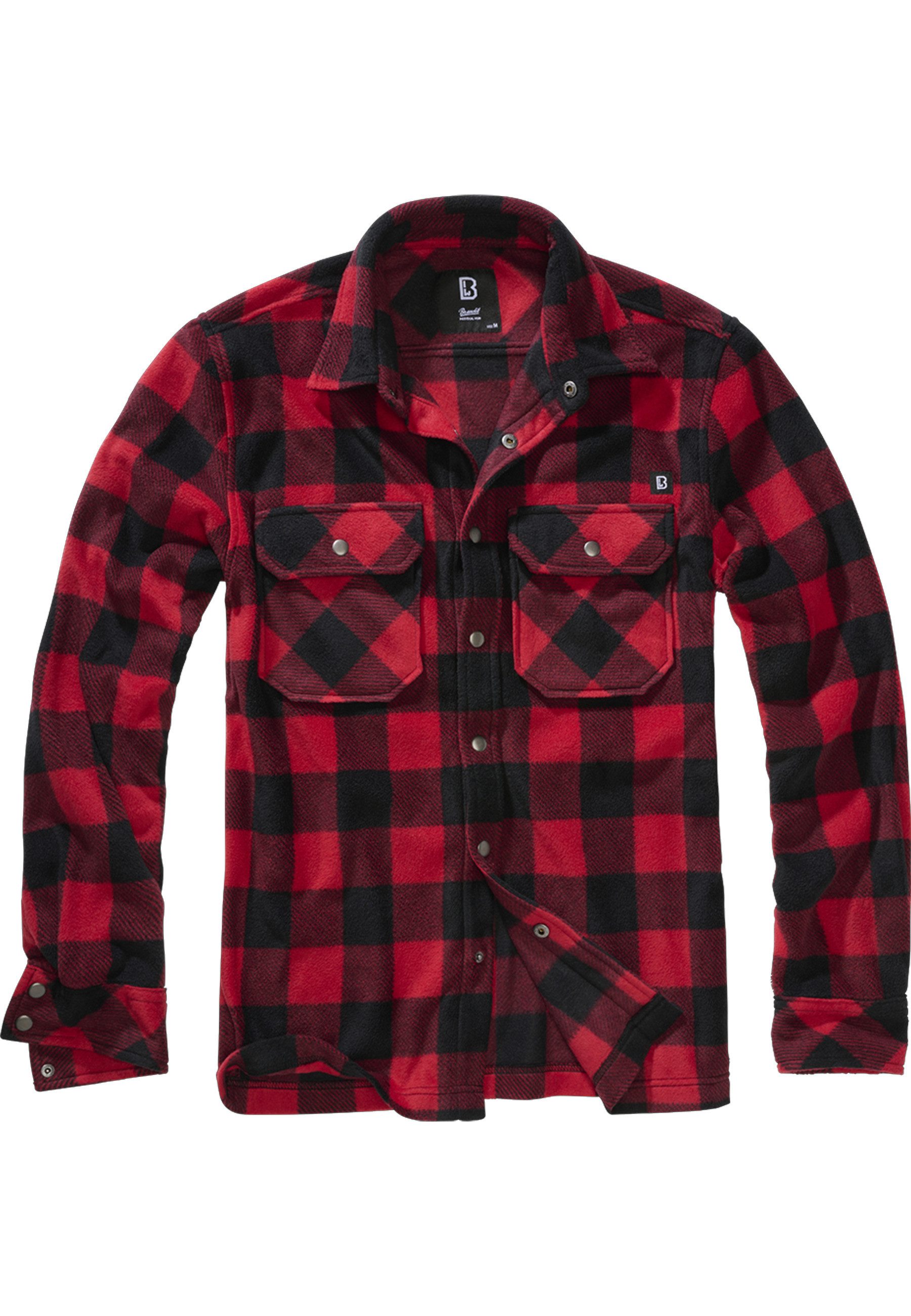 Fleecehemd Brandit Herren Jeff Fleece Shirt Long Sleeve