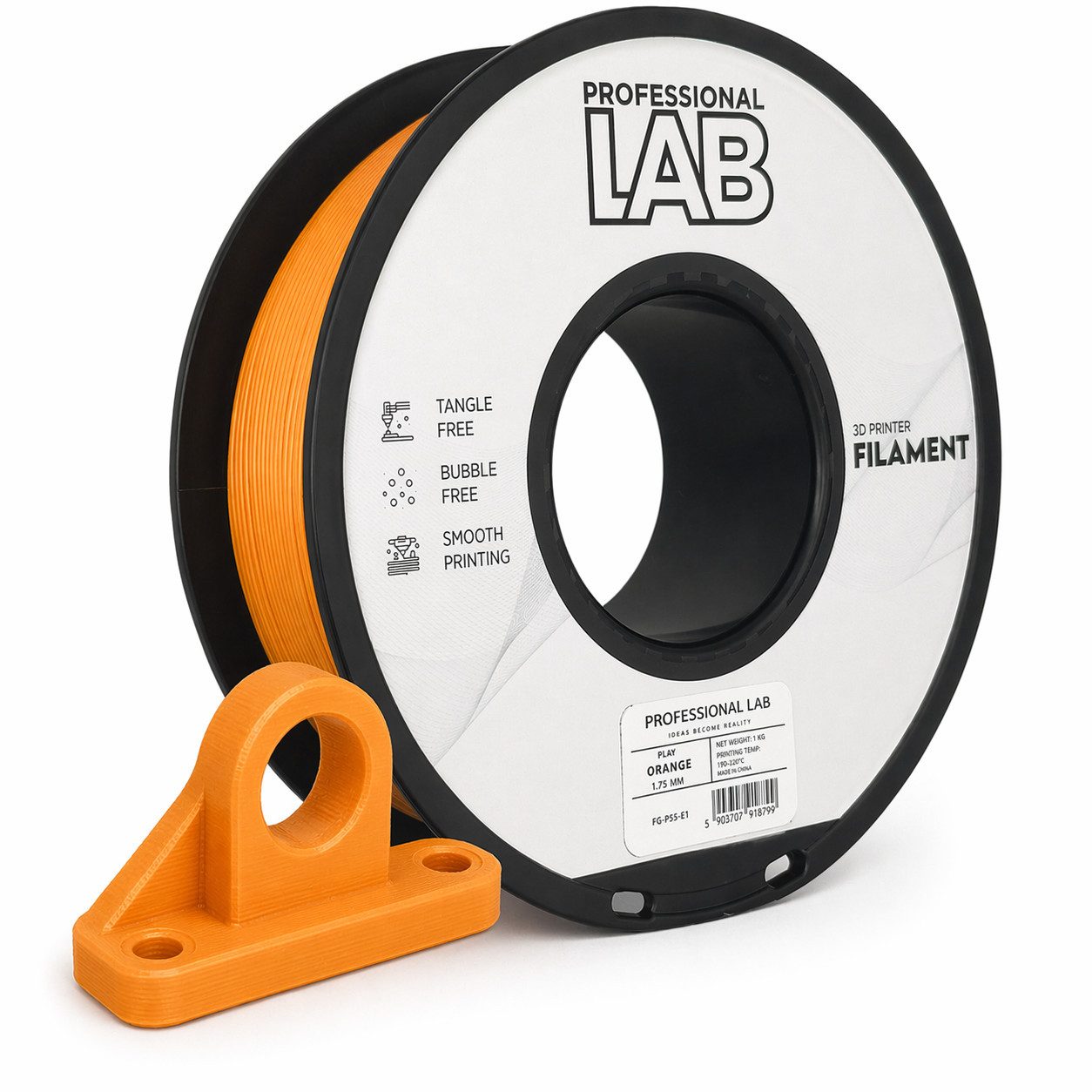 Prof. Lab Filament PLA+ verstärktes PLA Hochfest & schnell 1.75mm – 1kg