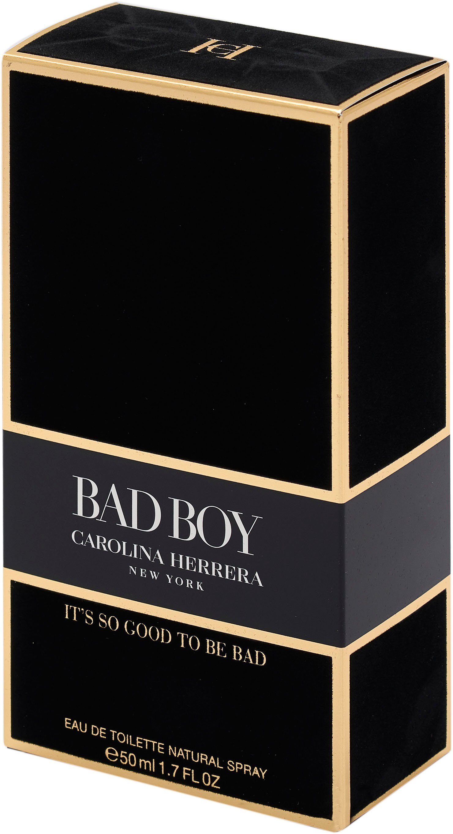 Carolina Herrera Eau de Toilette Bad Boy, mit warmer Basisnote