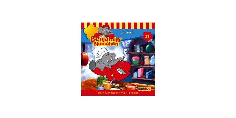 Hörspiel-CD Benjamin Blümchen 023 - als Koch