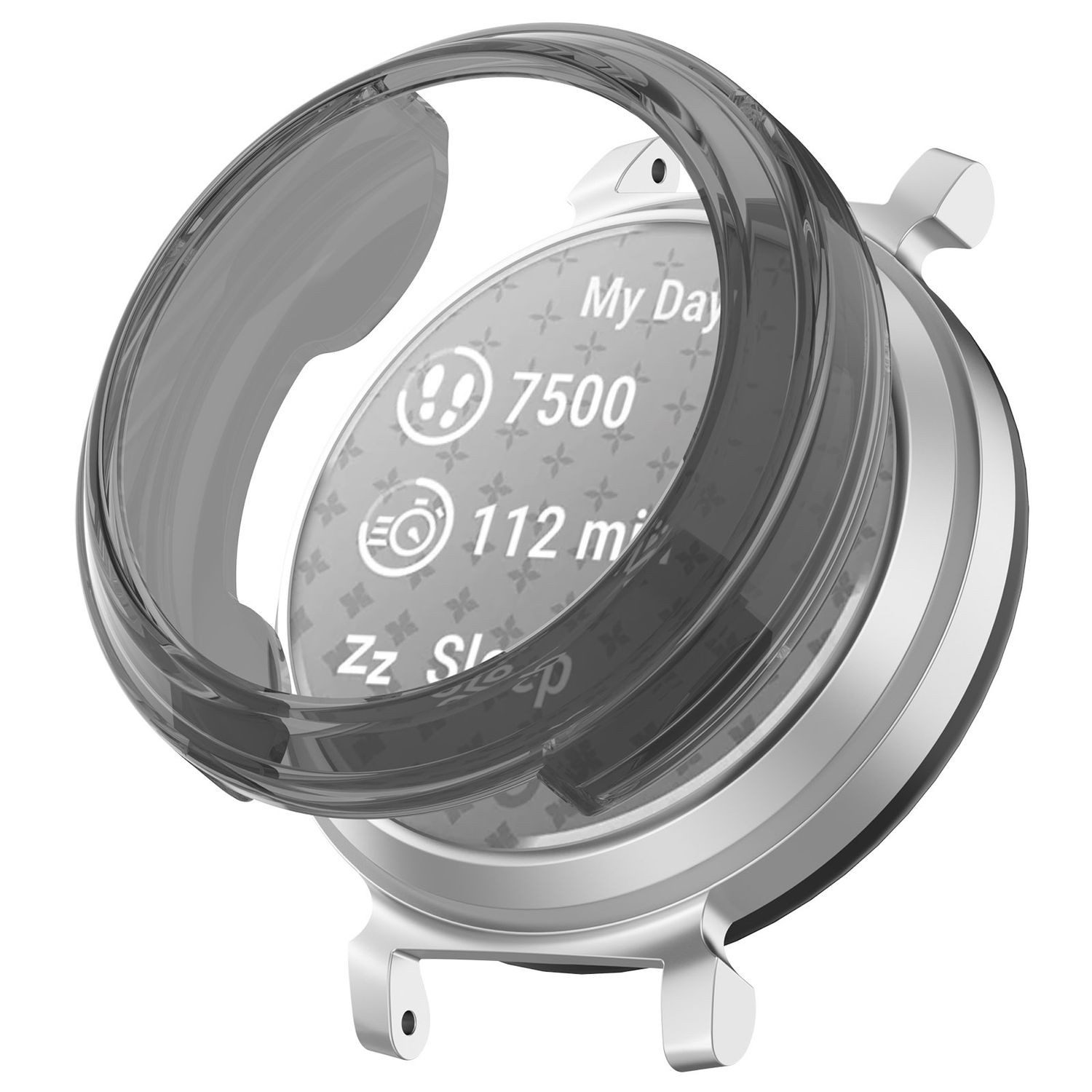 Wigento Smartwatch-Hülle Für Garmin Lily 2 Hochwertiges Schutz TPU Kunststoff Watch Gehäuse