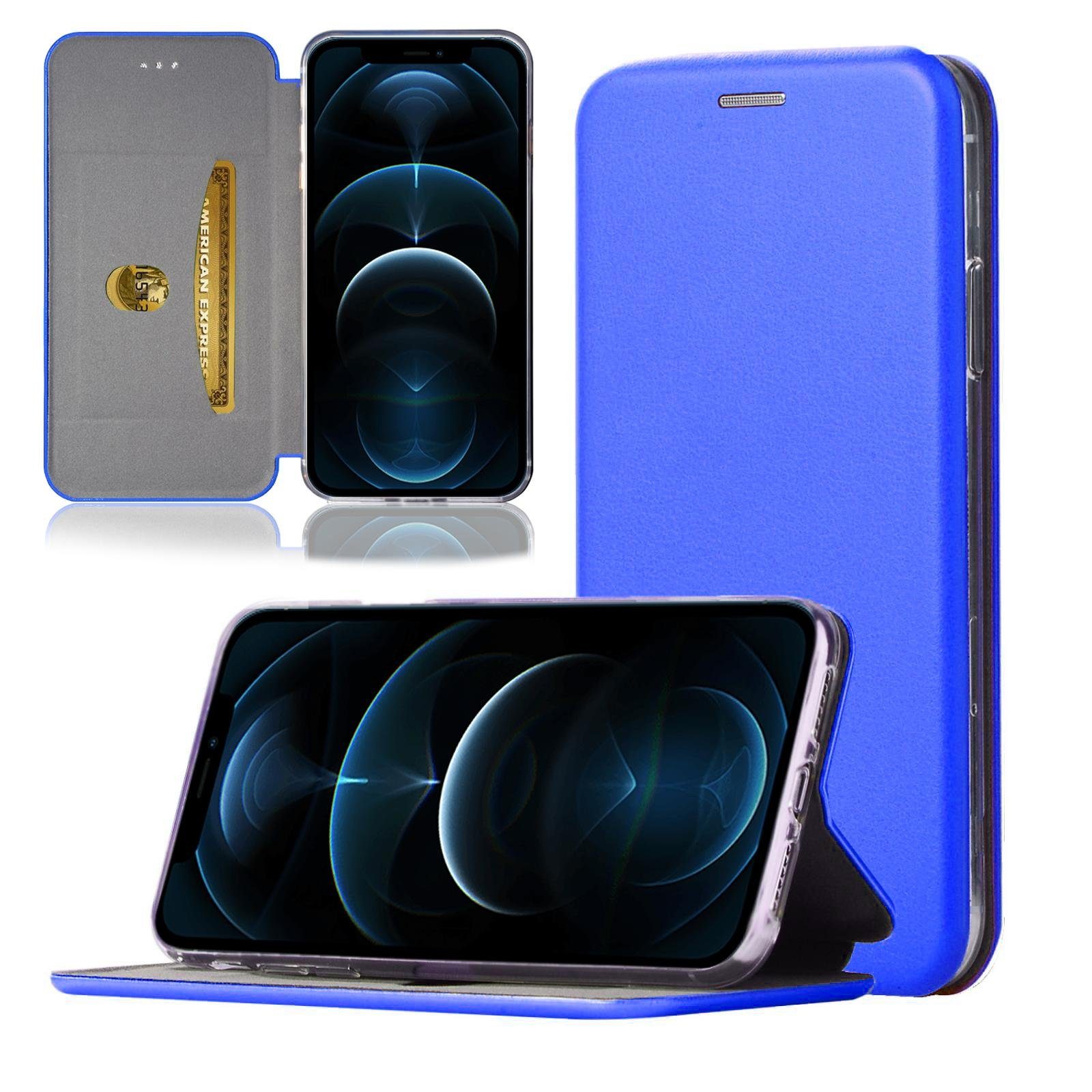 Numerva Handyhülle Hard Cover Etui für Apple iPhone 12 mini, Flip Cover Schutz Hülle Tasche