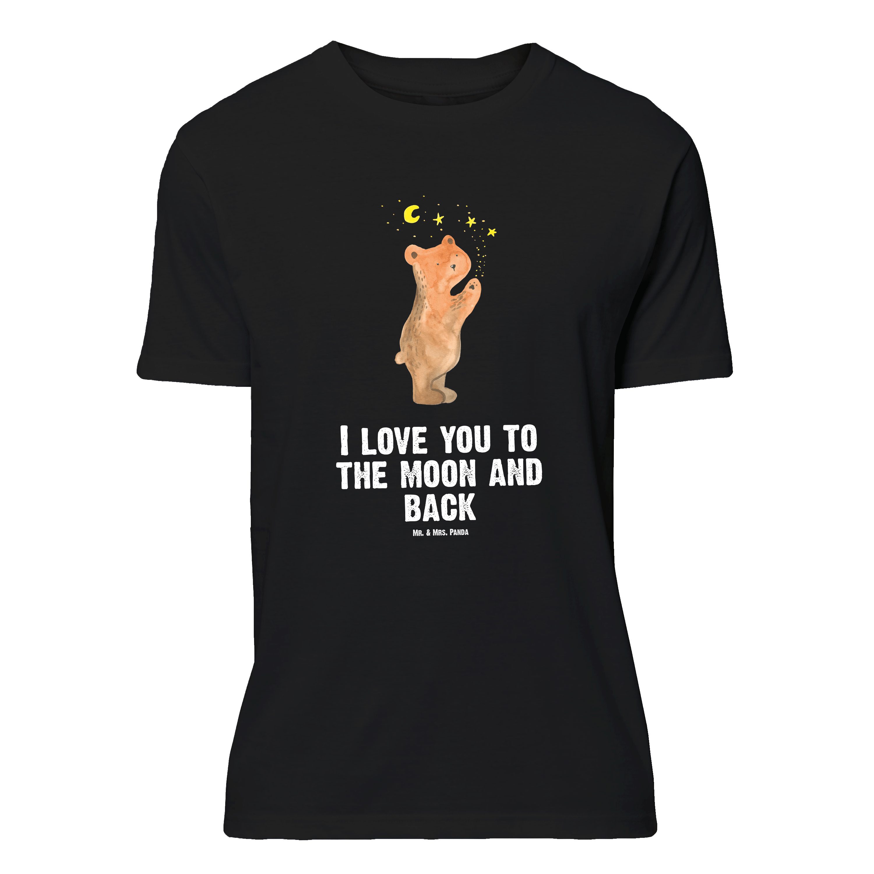 T-Shirt Verliebter Bär, T-Shirt, Schwarz, Bär, Oversize T-Shirt, Shirt, Verli