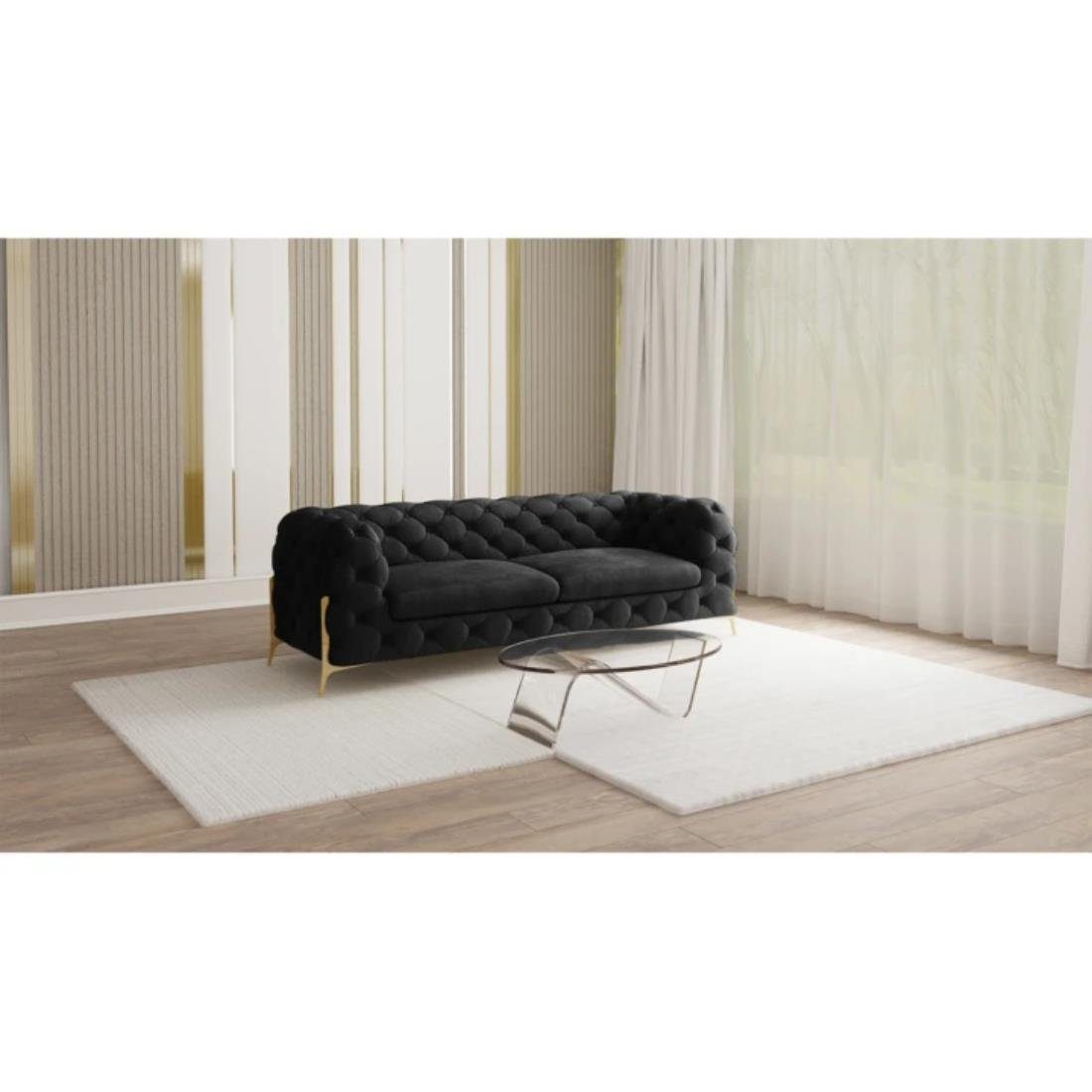S-Style Möbel Chesterfield-Sofa Ashley Chesterfield Sofa günstig online kaufen