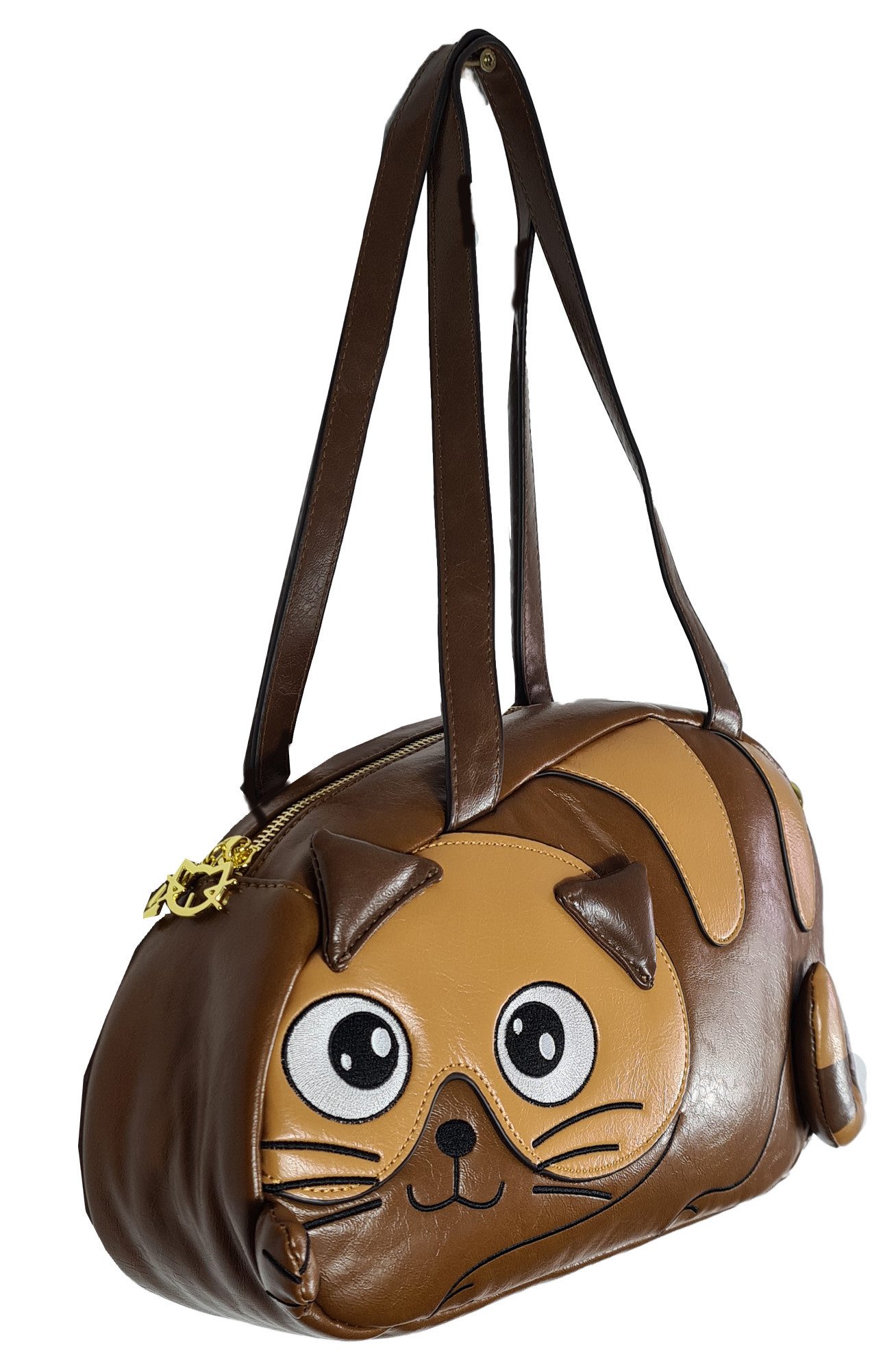 Handtasche Designer Handtasche Katze Braun