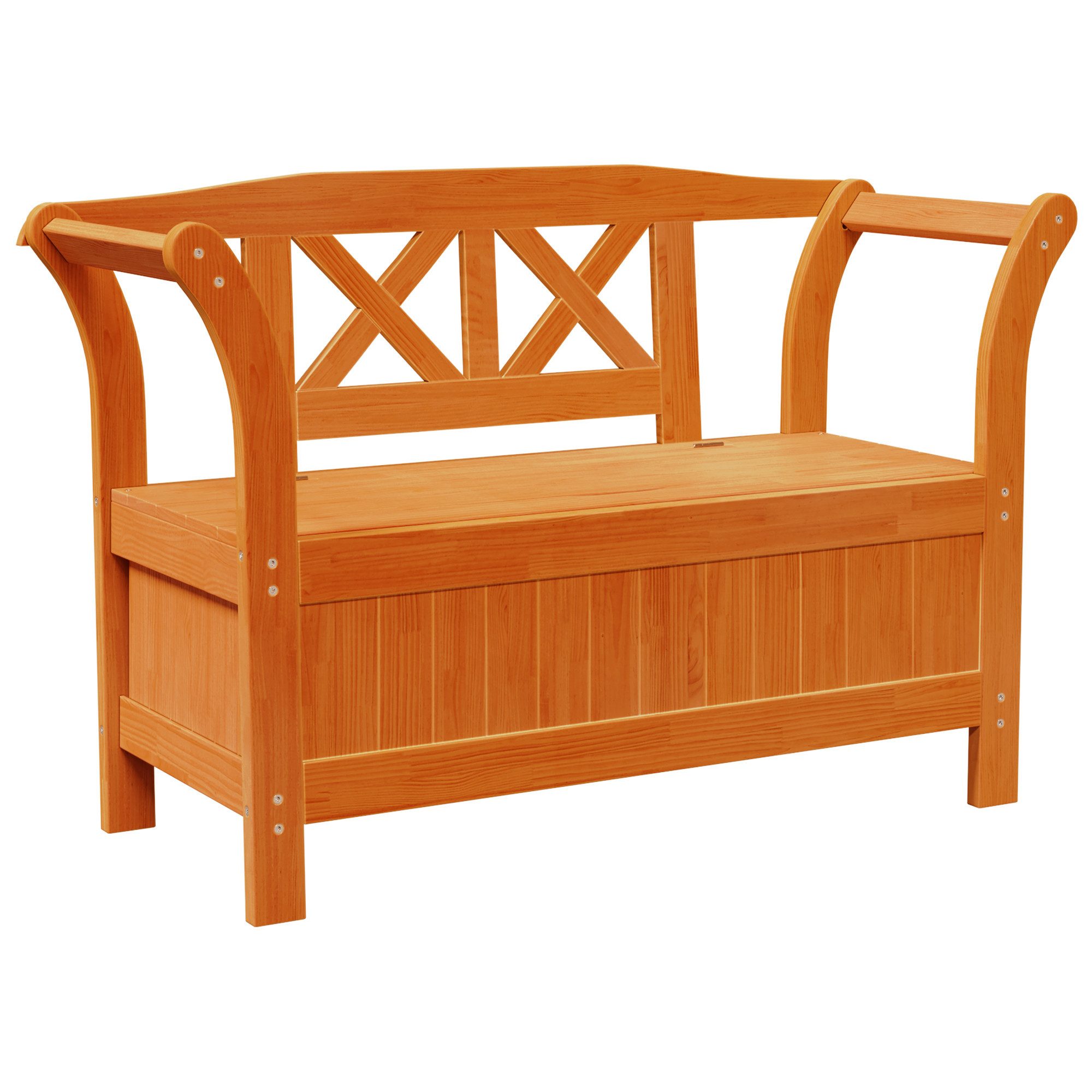 vidaXL Gartenbank Gartenbank mit Stauraum 119x76x44 günstig online kaufen