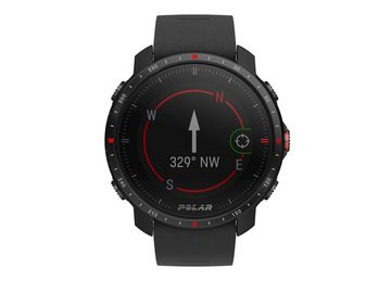 Polar GRIT X PRO TITAN Smartwatch (3,05 cm/1,2 Zoll, Proprietär), Titaneinfassung GPS Navigation 10 ATM