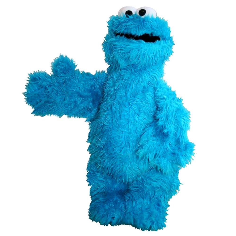 Sesamstrasse Handpuppe Krümelmonster Hand-Puppe Sesamstrasse 70 cm Plüsch-F günstig online kaufen