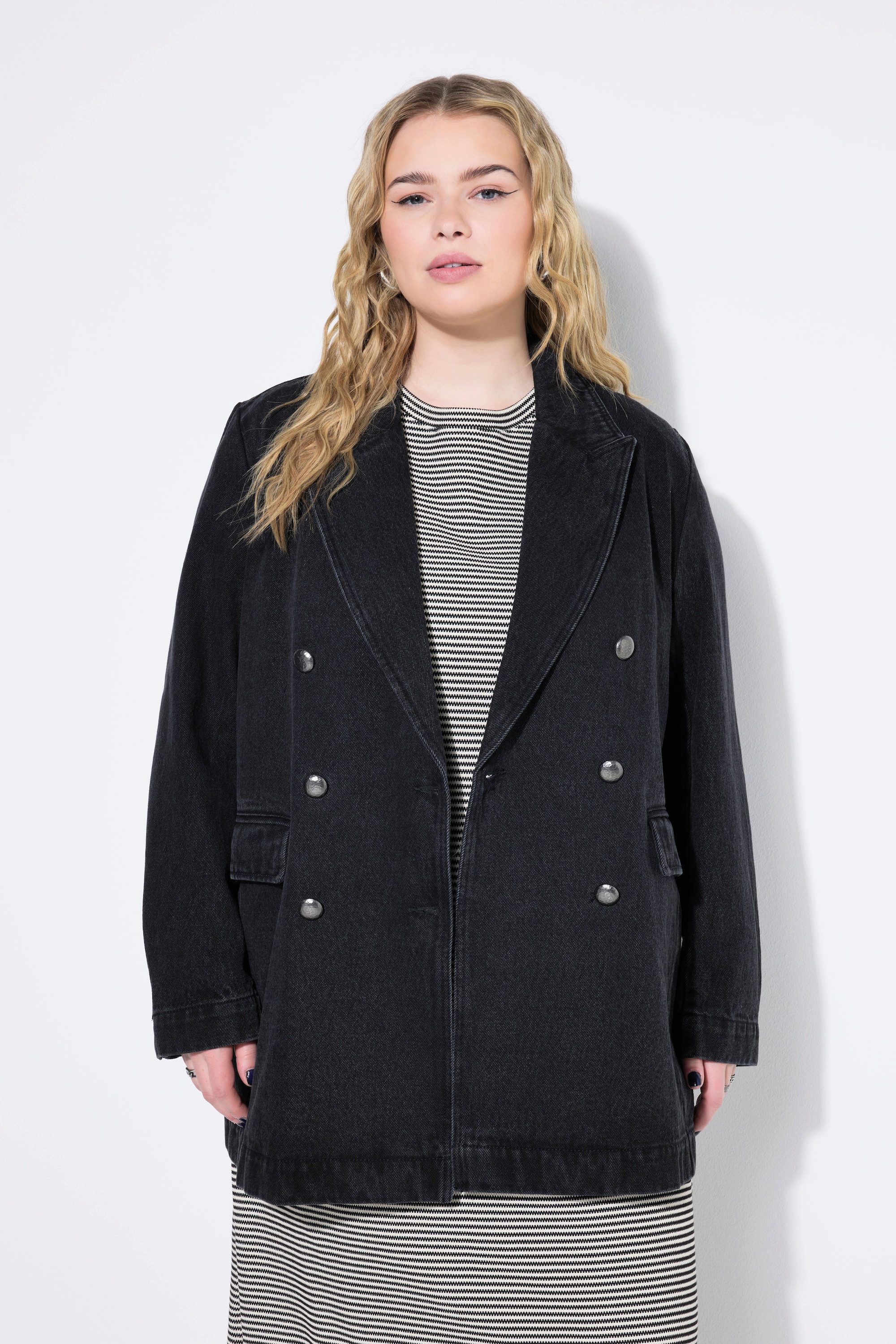 Studio Untold Blusenblazer Blazer Jeans Loose günstig online kaufen