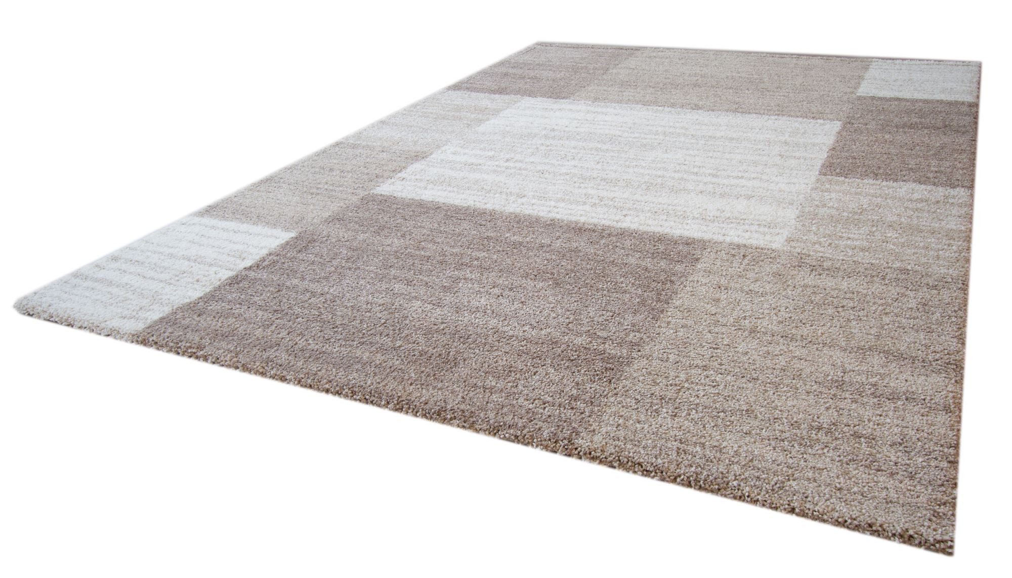 Steffensmeier Teppich Nancy Felder, Rechteckig, Kurzflor Teppich, Wohnzimme günstig online kaufen