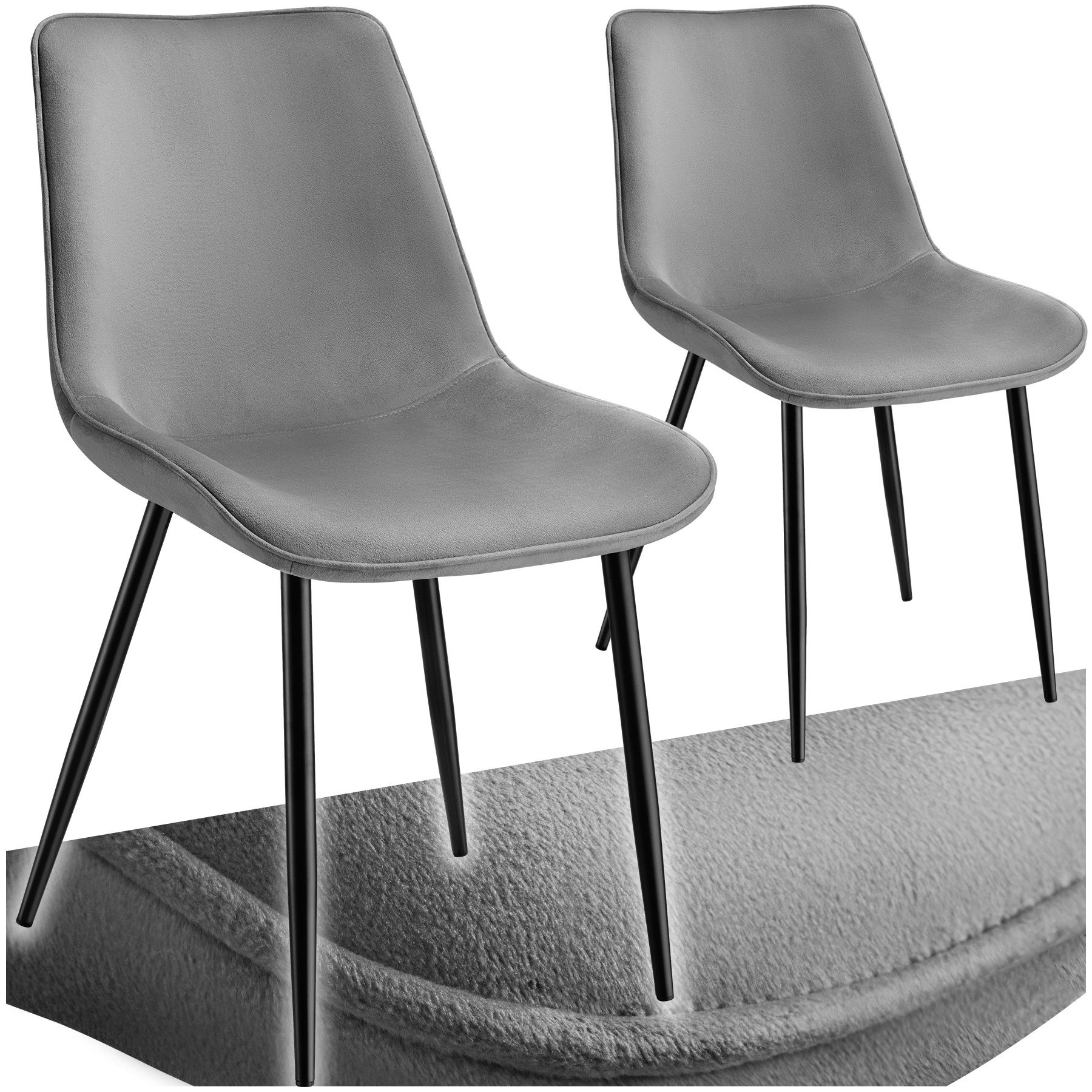tectake Esszimmerstuhl Set Stuhl (Set, 2 günstig online kaufen