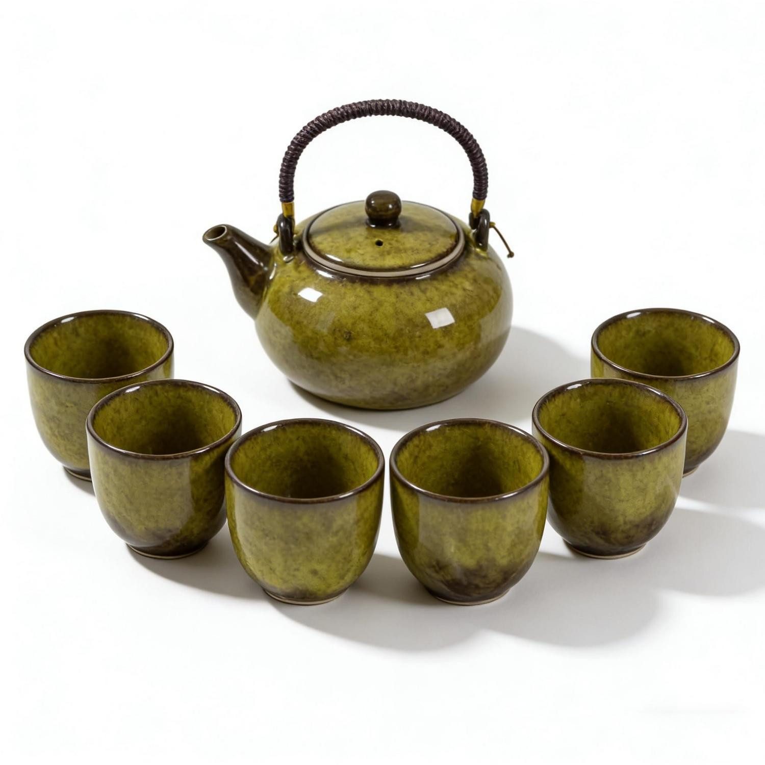 LuxusKollektion Teeservice Chinesisches Teeset Keramik 6 Tassen, Keramik