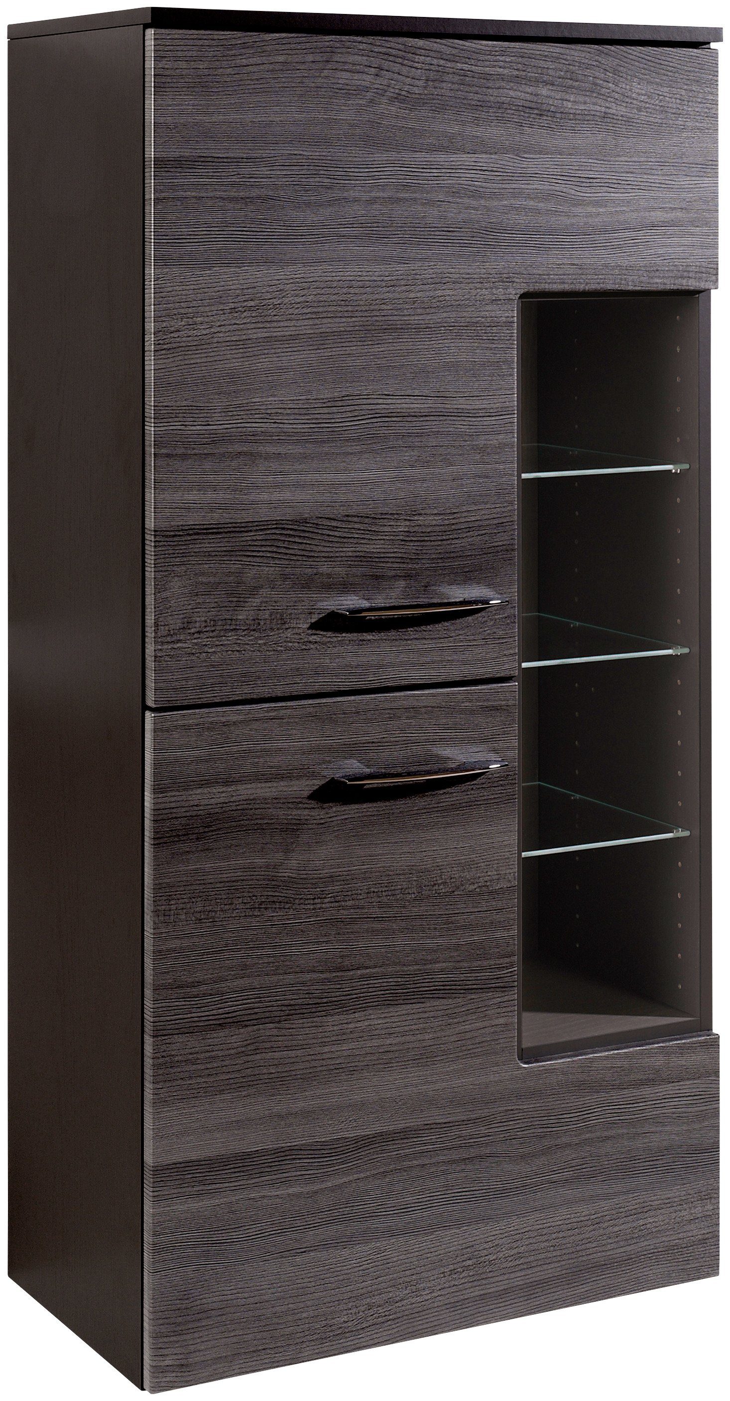 welltime Midischrank Florida Breite 65 cm, mit hochglänzenden Fronten
