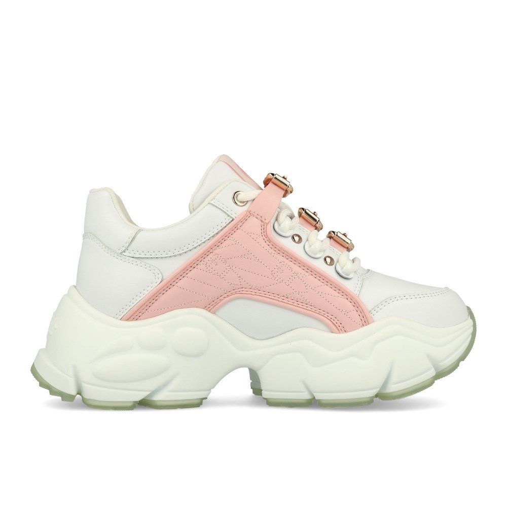 Buffalo Buffalo MH X Buffalo Binary Sneaker White Rose Ankleboots