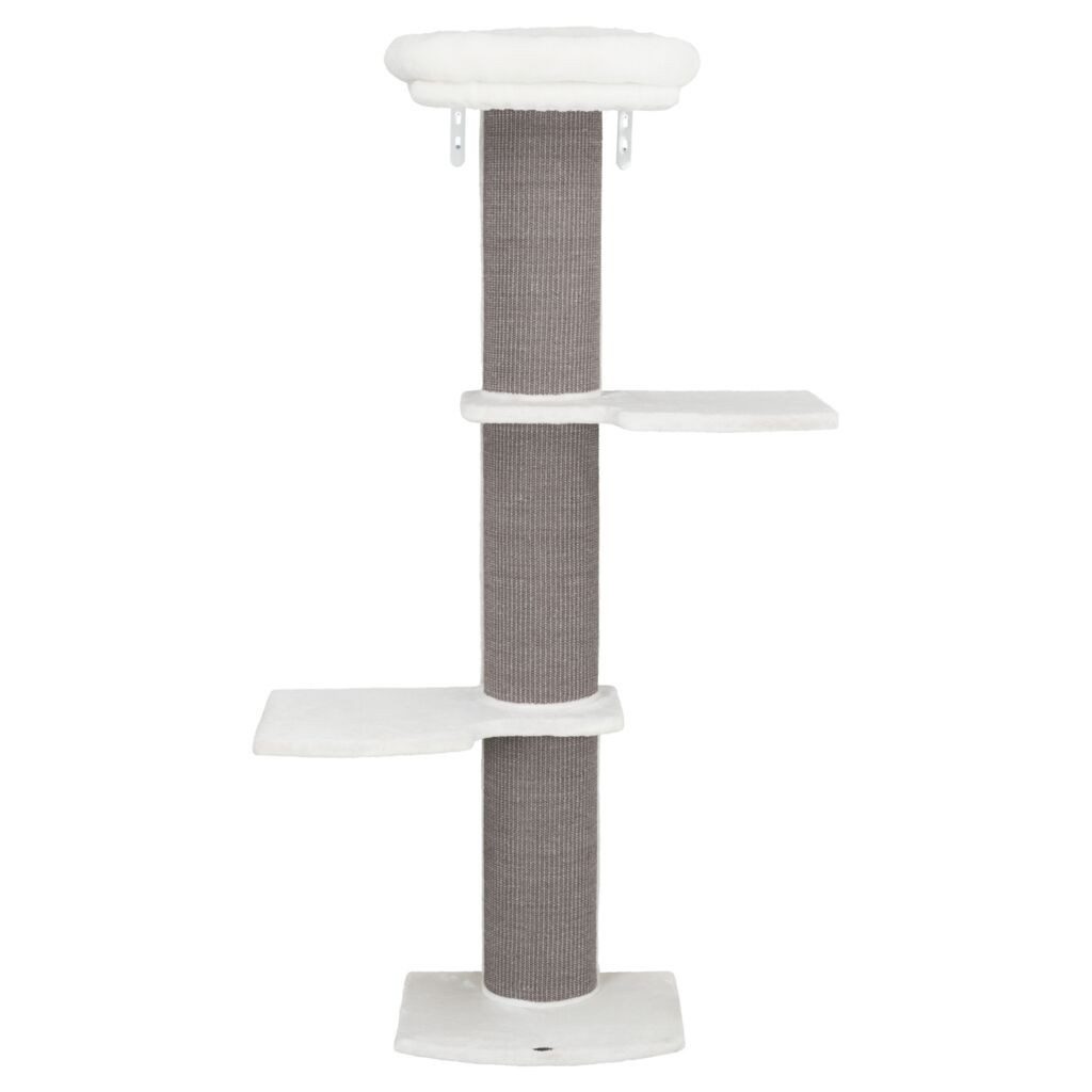 TRIXIE Katzen-Kletterwand Kratzbaum Acadia mit Wandbefestigung - grau - 160 cm