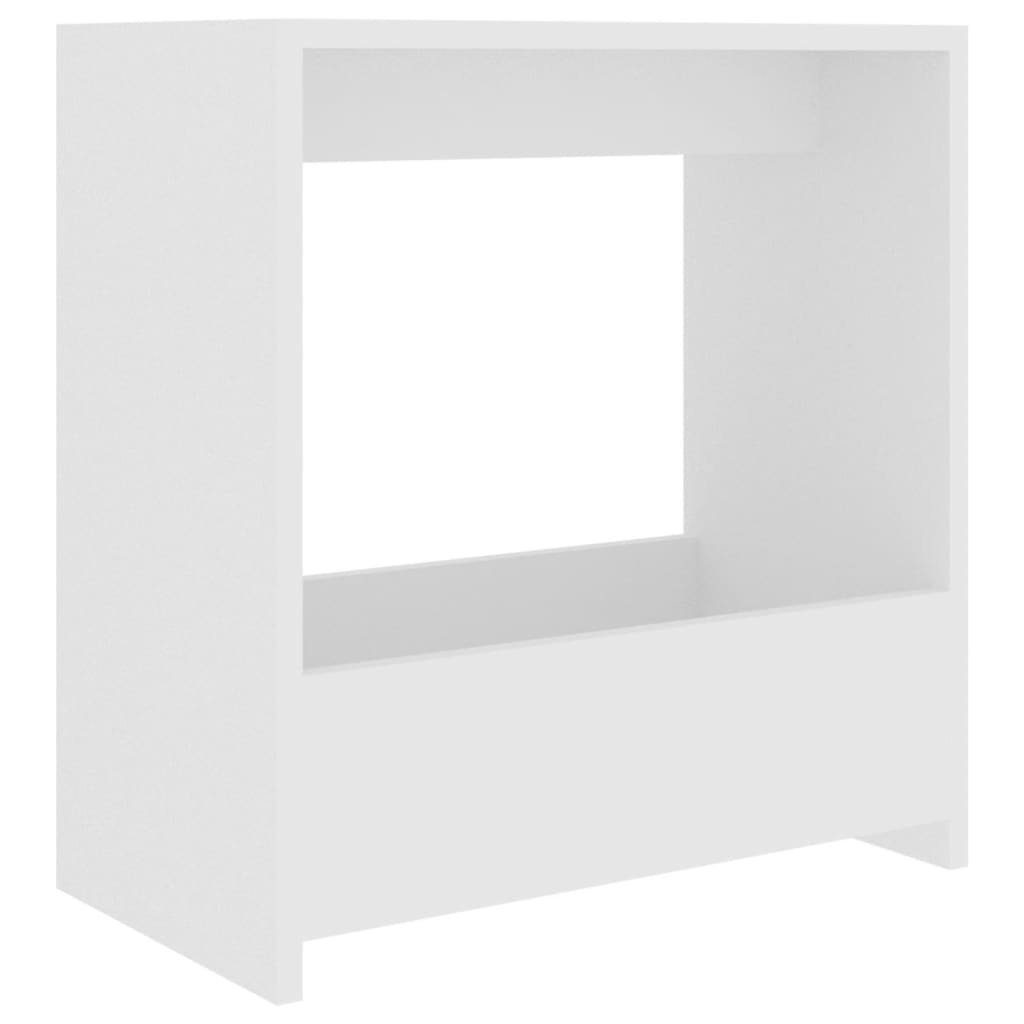 vidaXL Beistelltisch Beistelltisch Weiß 50x26x50 cm Holzwerkstoff (1-St)