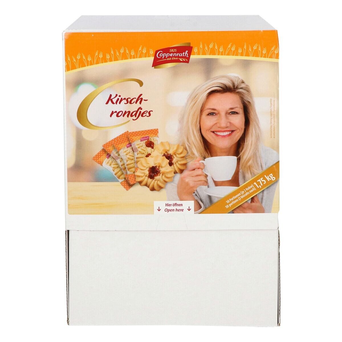 Coppenrath Kekse Kirsch-Rondjes, Spritzgebäck 50er Pack