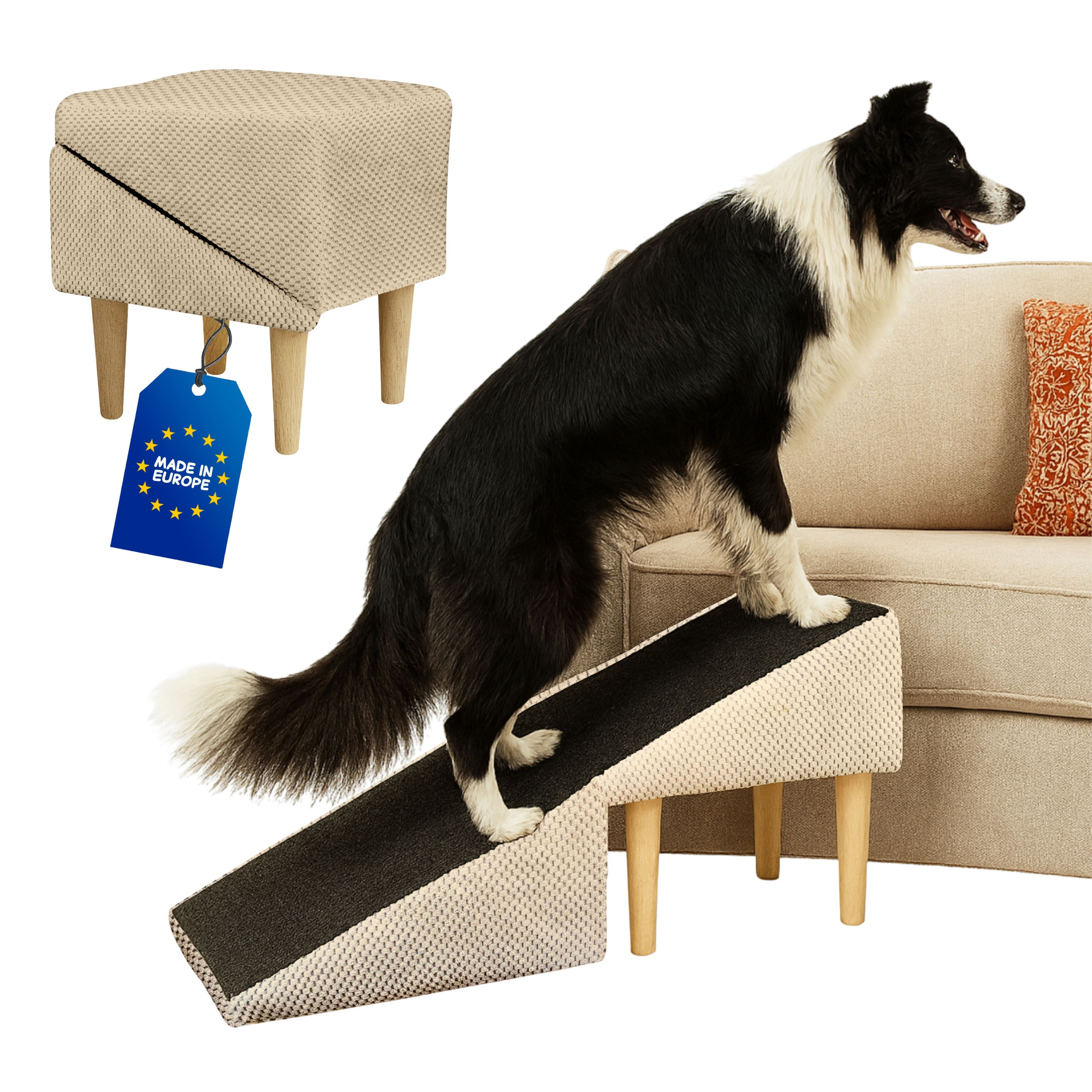Outentin Haustiertreppe Klappbar, rutschfest, 36 cm günstig online kaufen