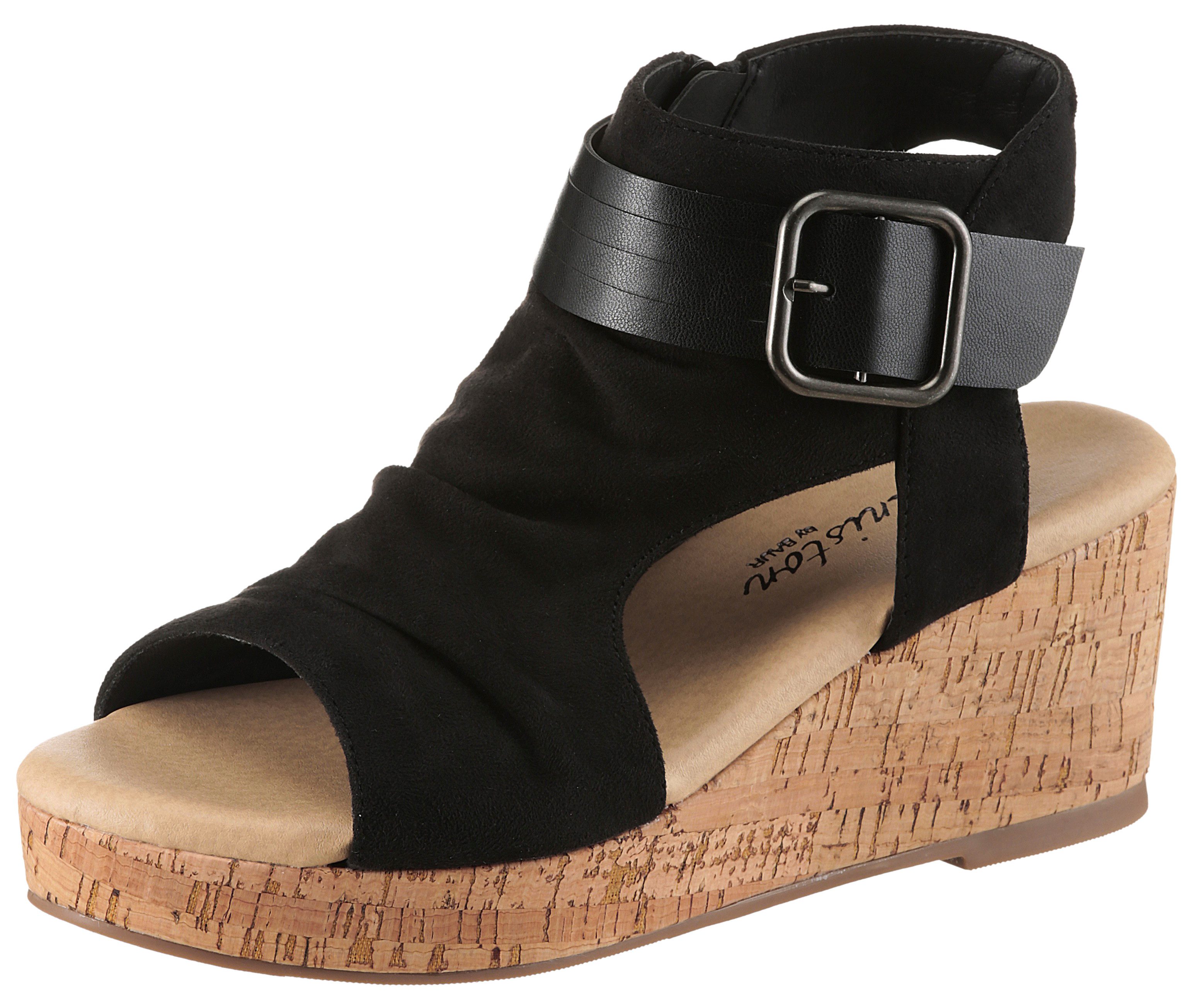 Aniston SHOES Keilsandalette Schaftsandale, Plateausandale, Sommerschuh - NEUE KOLLEKTION