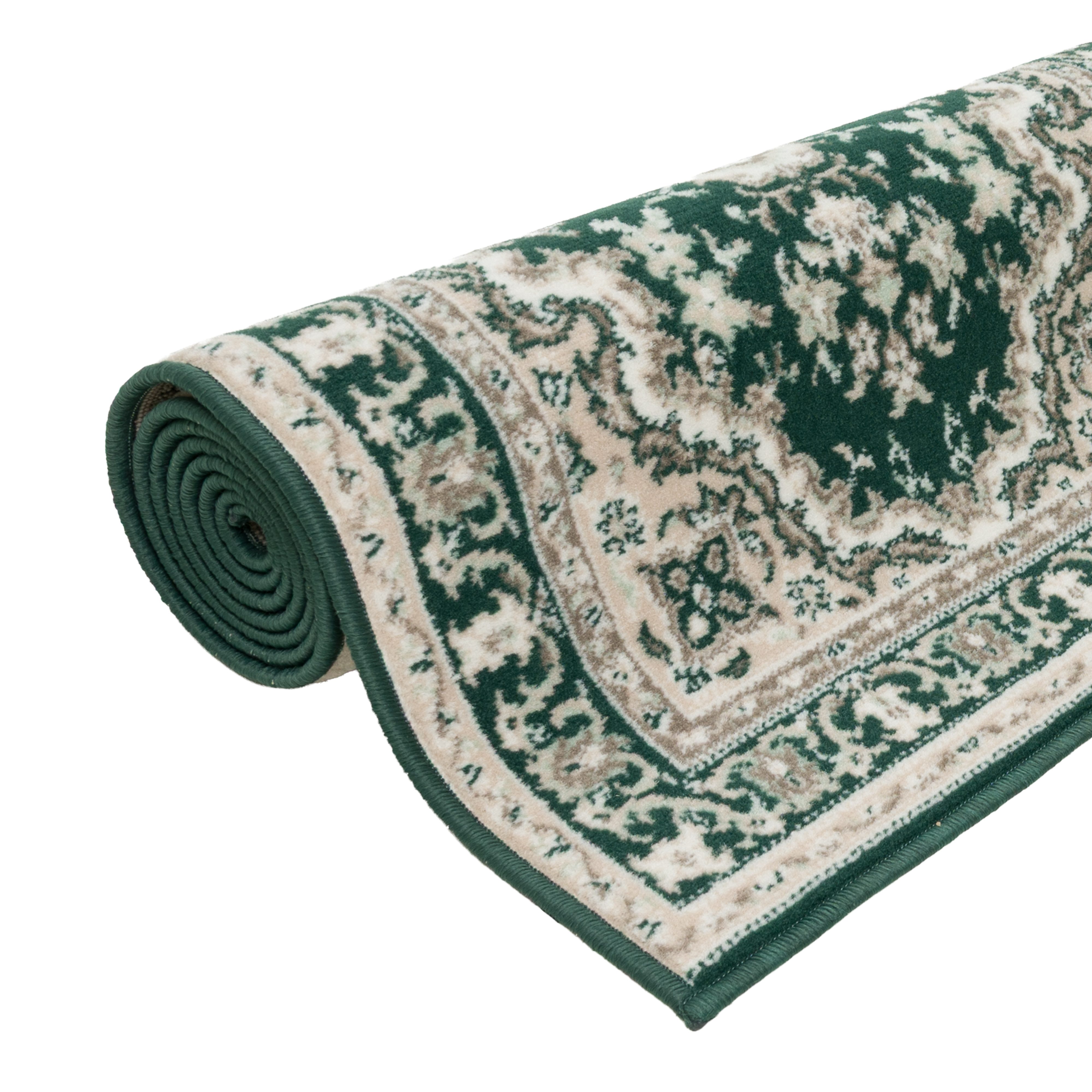 my home Läufer Oriental, Made in Belgium, rechteckig, Höhe: 7 mm, Läufer, Brücke, Kurzflor, Orient-Optik, mit Bordüre, gewebt