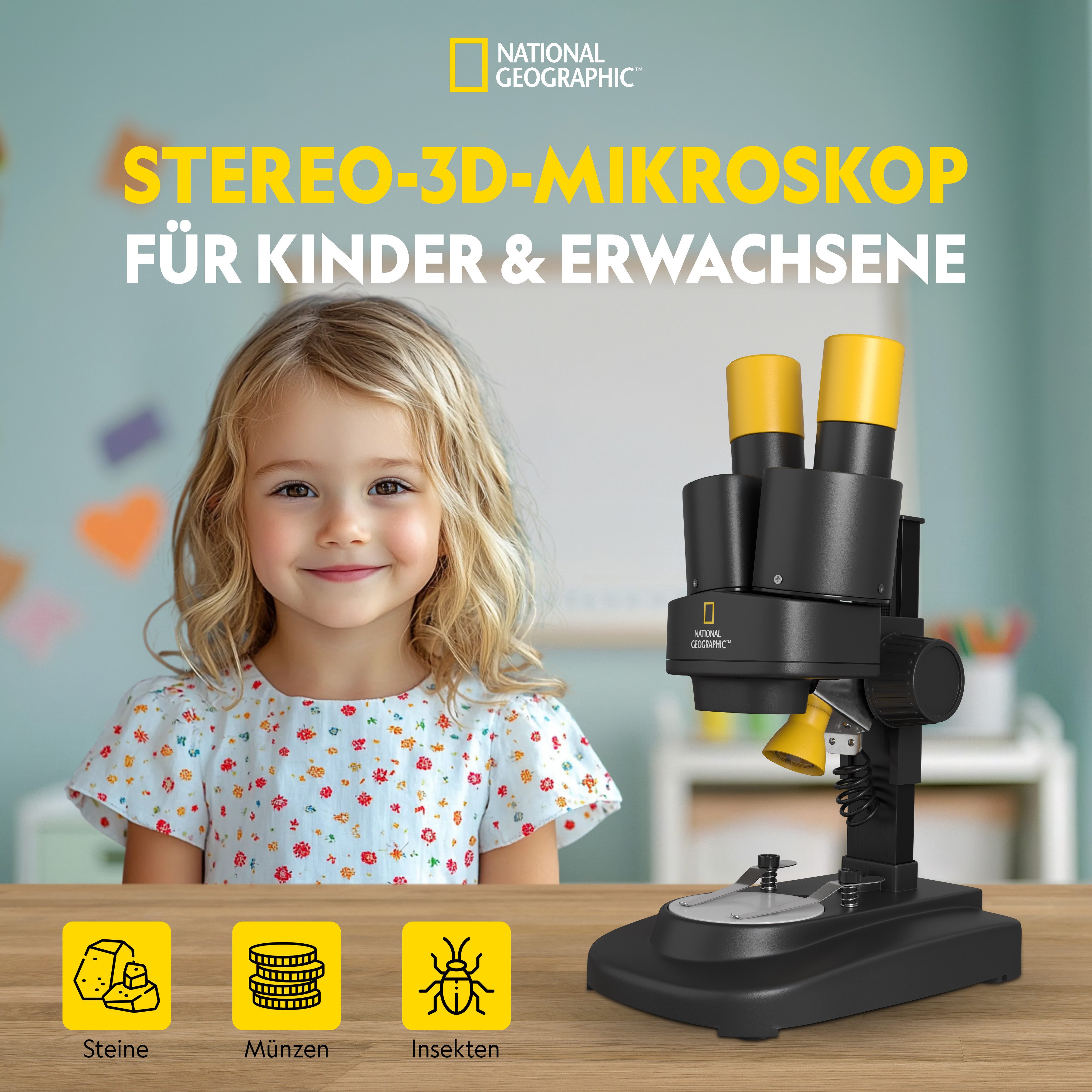 NATIONAL GEOGRAPHIC NATIONAL GEOGRAPHIC Binokulares Mikroskop Auf- und Durchlichtmikroskop