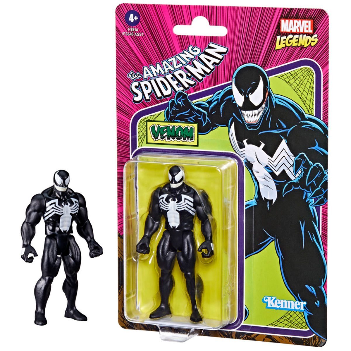 Hasbro Actionfigur Marvel Legends Retro 375 Collection Venom 3 3/4-Inch Actionfigur
