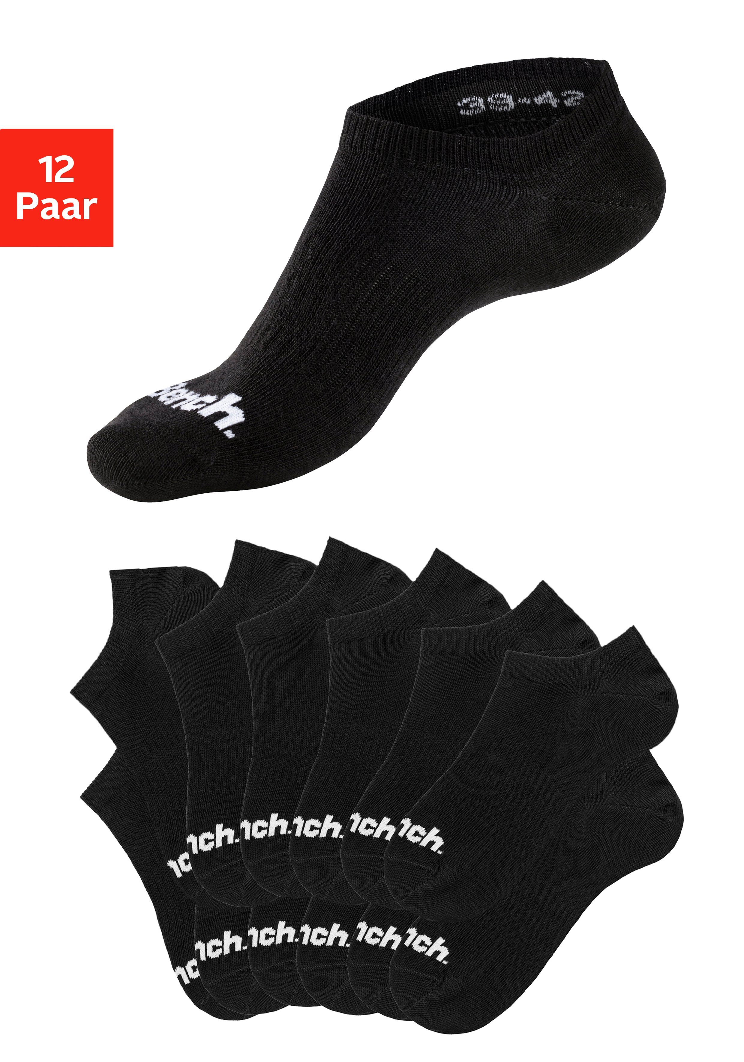 Bench. Sportsocken (Packung, 12-Paar) Sneakersocken verschwinden im Schuh günstig online kaufen