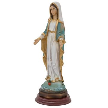 Aubaho Dekofigur Skulptur Madonna Heiligenfigur Maria Figur Statue Kunststein 21cm Anti