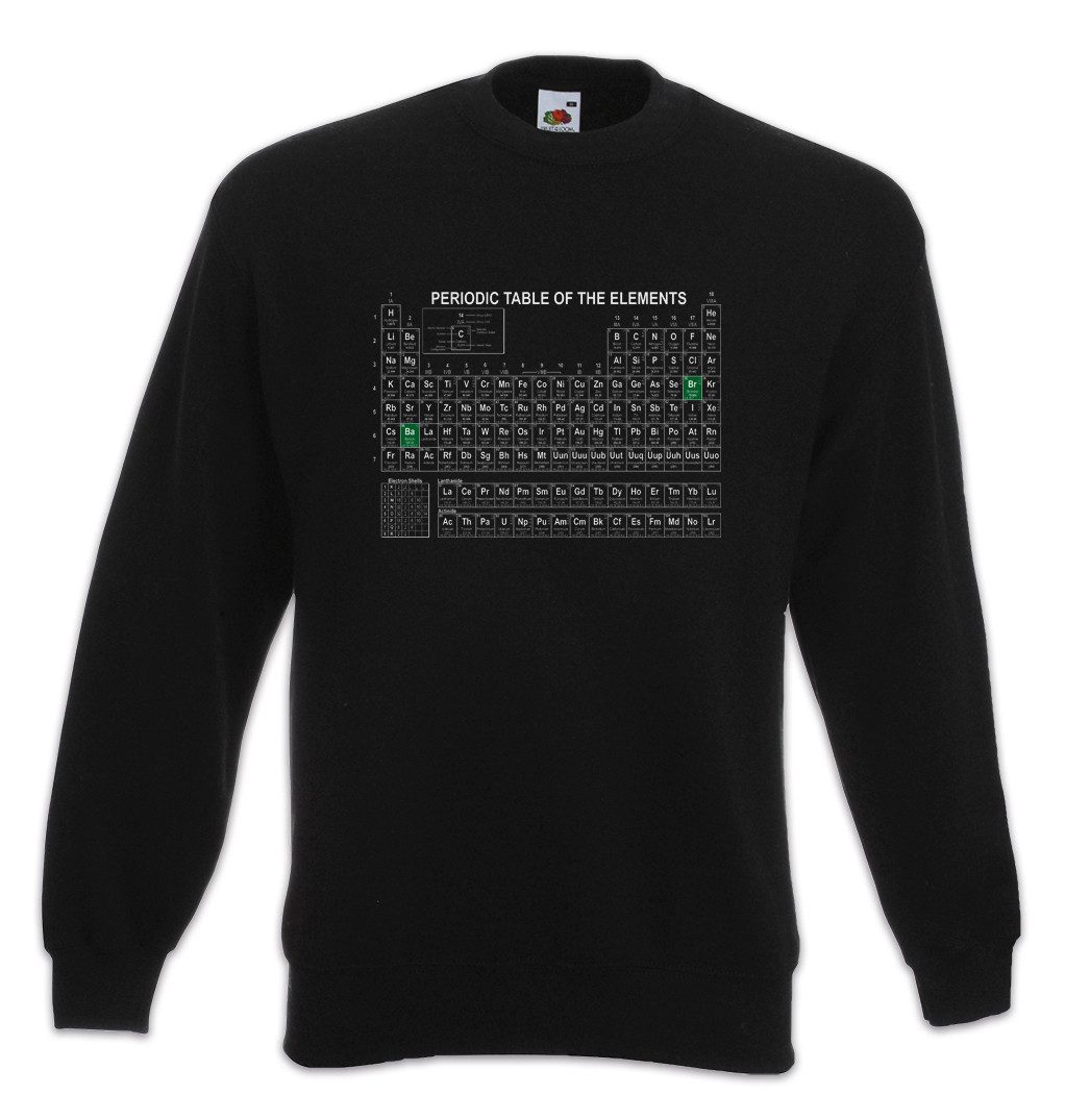 Sweatshirt Black Br Ba Periodic Table Of The Elements Sweatshirt Breaking Walter