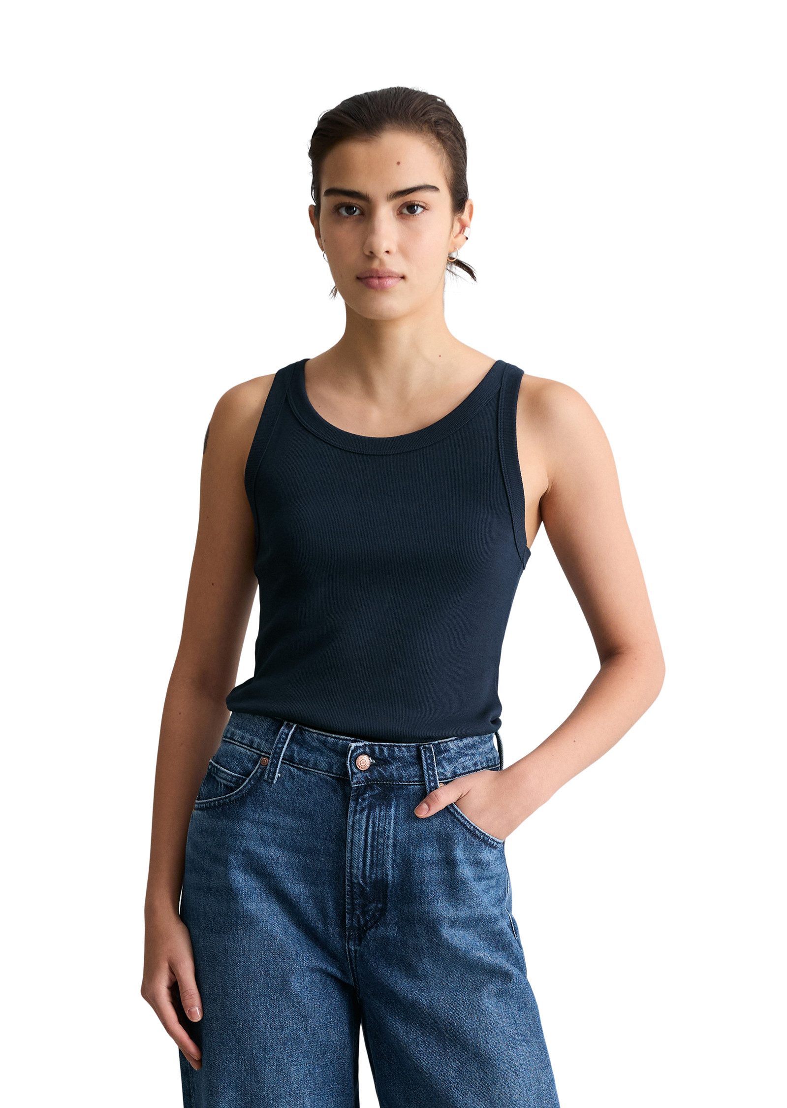 Marc O'Polo DENIM Tanktop im schlichten Basic Look