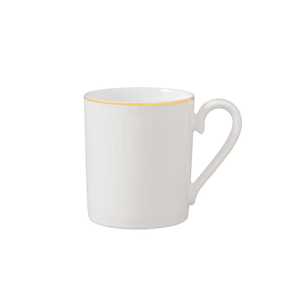 Villeroy & Boch Signature Tasse Château Septfontaines Becher mit Henkel, 1-tlg., Porzellan, Premium Bone Porcelain, spülmaschinenfest, Made in Germany