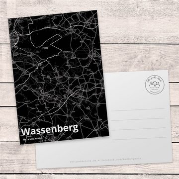 Mr. & Mrs. Panda Postkarte Wassenberg - Geschenk, Geschenkkarte, Dankeskarte, Städte, Ort, Grußk