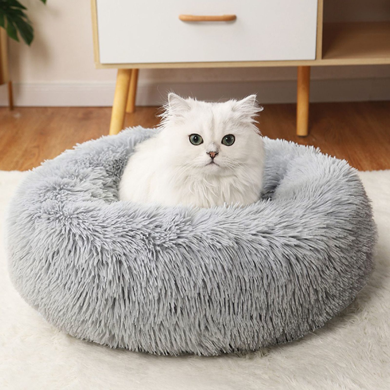 CALIYO Tierbett Tierbetten, Katzenbett waschbar Flauschiges Hundebett 50/60 günstig online kaufen