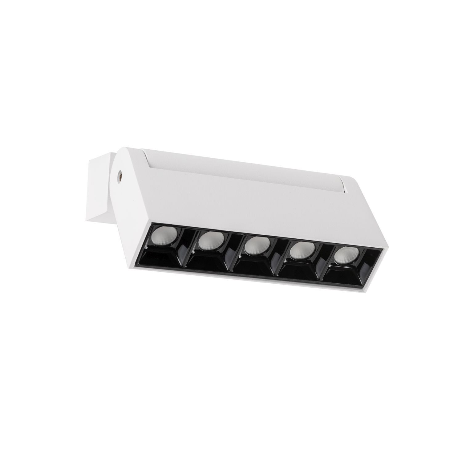 Licht-Erlebnisse Wandstrahler LAREGO, LED fest integriert, Neutralweiß, Aluminium LED verstellbar Weiß Schwarz länglich neutralweiß 4000 K